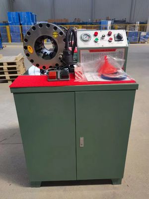 600T Niestandardowa kolorowa hydrauliczna zaciskarka do węży 1/4 do 2 cali z pedałem nożnym