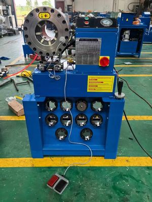 Wydajny i trwały przenośny hydrauliczny krymper węzła krympujący zasięg 1/4-1.5 cali 6-38 mm elektryczna węża krympująca maszyna