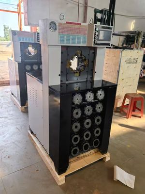 Dobra cena. Super grubość 3 cali z 15 gniazd 6-76mm Czarny Kolor AC węża kręta maszyna z zatrzymaniem szybszy siły kręcania 650T w Internecie