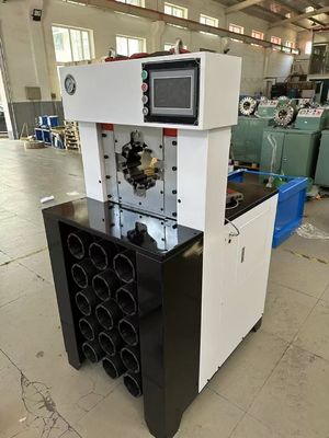 Dobra cena. 3-calowa hydrauliczna maszyna do kręcania węzłów z sterowaniem PLC 15-calowym 6-76 mm w Internecie