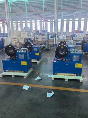 Dobra cena. 4 cali hydrauliczne węzeł Crimping Maszyna z sterowaniem PLC 16 Dies 6-102mm zakres w Internecie