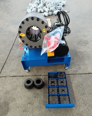 Dobra cena. Portable 12V/24V Hydraulic Hose Crimping Machine with Smart Light Indicator and 3.6KW Motor Power for Car Loading Use w Internecie