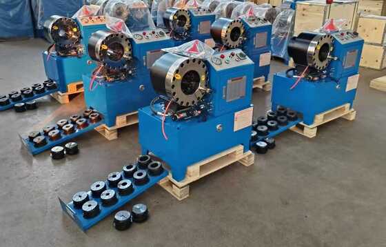 Prasa do zaciskania węży hydraulicznych DX68 z nową technologią kucia, zakres zaciskania 6-51 mm i opcje napięcia 220V/240V/380V/415V