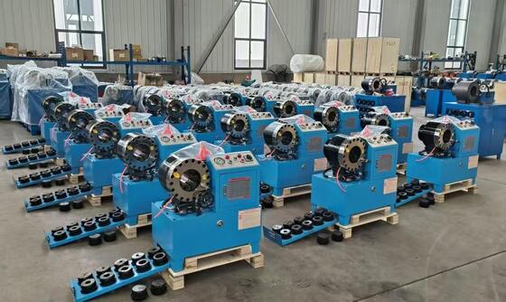 DX68 Elektryczna 220 V/380 V 2-calowa hydrauliczna zaciskarka do węży z dokładnością zagniatania 6–51 mm ± 0,01 mm 10 matryc i wydajnością 200 szt. na godzinę
