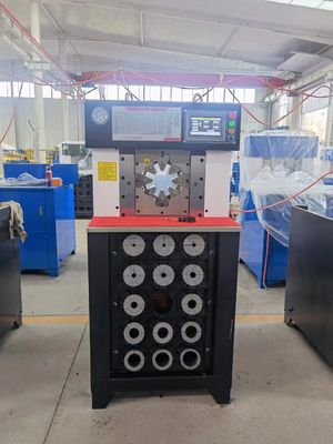 Dobra cena. Działalność 6-76mm Super Thin 3 inch Waga 1250 kg I 15 zestawów Dies AC Hose Crimping Machine w Internecie