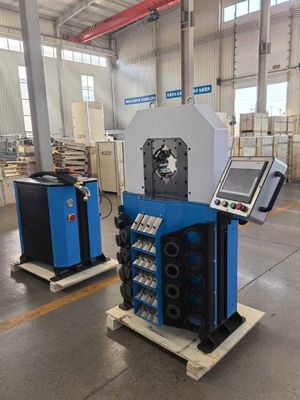Dobra cena. 0.01mm Precision Hose Crimping Machine 4 Inch Duża pojemność Krympujący zasięg Elektryczne hydrauliczne Krympujące narzędzie w Internecie