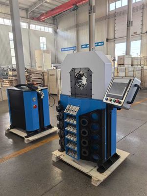 16 Dy Nice Kolorowy I Dobry Design 0,01mm Dokładność węża Crimping Machine 4 Inch Duża pojemność Crimping zakres Elektryczny Hydraulic Crimping Narzędzie