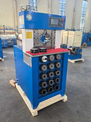 Dobra cena. 3-calowy układ sterowania PLC 6 - 76mm AC Hose Crimping Machine For Efficient Crimping Max Opening 158mm w Internecie