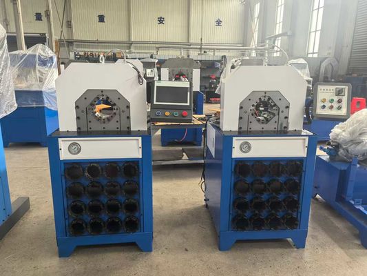 2 cali PLC 5.5kw Hydraulic Hose Pressing Machine 4kw Hydraulic Fitting Press Big Elbow CBK-51B
