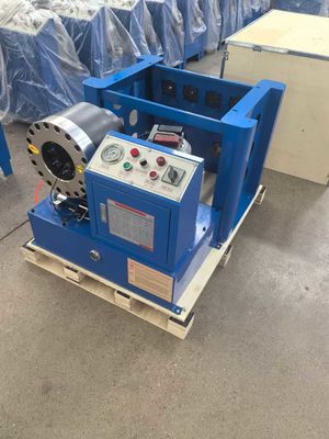2 INCH Elektryczny Błękitny Kolor Automatyczna Swaging Machine węża z stojakem i szybkie zmieniać narzędzia formy Przenośny hydrauliczny Crimper wysokiego ciśnienia