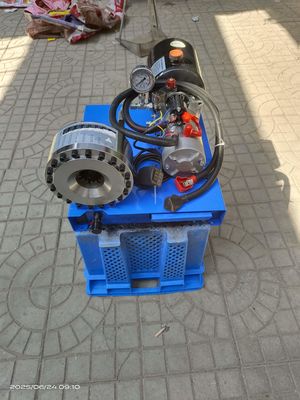 Dobra cena. 12V/24V 7 Dysz 1-calowa pleciona zaciskarka do węży hydraulicznych zasilana akumulatorem/Zaciskarka do węży 6-25mm w Internecie