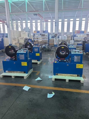 4 cali hydrauliczne węzeł Crimping Maszyna z sterowaniem PLC 16 Dies 6-102mm zakres