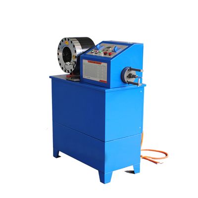 Dobra cena. Double Functions Blue Color 2 Inch Hydraulic Hose Crimping Machine with 10 Sets of Dies and 6-51mm Crimping Range for Robust Construction w Internecie