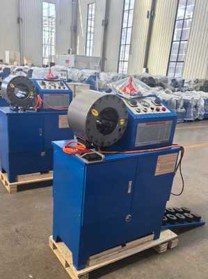 Dobra cena. 2 Inch Hydraulic Hose Crimping Machine with 10 Dies and 6-51mm Range for Wide Hose Applications w Internecie