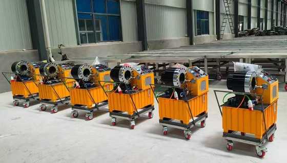 DX68 hydrauliczny obciągacz węża z zasięgiem obciągania 6-51 mm, pojemnością 2 cali i 10 gniazdek do wydajnego tłoczenia węża