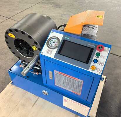 Dobra cena. 6-51mm Hydraulic Hose Crimping Machine with Fast Change Mould Tool and 10 Dies for Versatile Crimping w Internecie