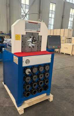 Dobra cena. Zaciskarka do węży hydraulicznych 3 cale 6-76mm z 15 matrycami i konstrukcją formy szybkiej wymiany dla efektywnego zaciskania węży w Internecie