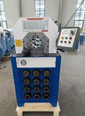 3-calowa maszyna do zaciskania węży hydraulicznych 6-76mm z 15 wymiennymi matrycami i systemem sterowania przyciskami