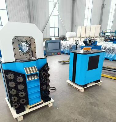 Usługa OEM 0,01mm Precision Hydraulic Hose Crimping Machine z zasięgiem 6-102mm i 16 gniazdkami