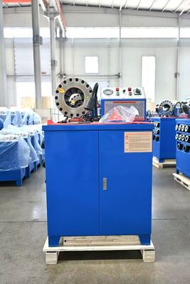 2 cali 600T gumowy węzeł Crimping Machine z 6-51mm zakres i 10 wymienników