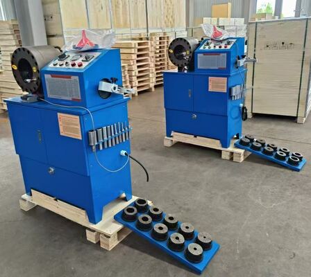 Dobra cena. 2 cali od 6 do 51 mm 10 Dies Hydraulic Hose Crimping Machine z podwójną funkcjonalnością i Hose Skiving Machine 2 funkcje w jednej maszynie Crimping / skiving dla solidnej konstrukcji w Internecie