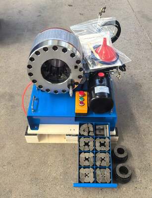 Dobra cena. 2-calowa hydrauliczna maszyna do zaciskania węży 12V/24V z siłą zaciskania 600T, 10 matrycami i zakresem 6-51mm do ładowania samochodów w Internecie